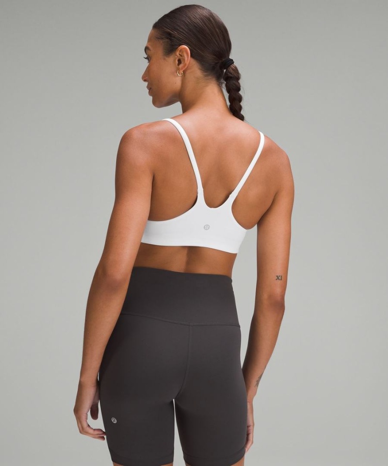 Sujetador Deportivo Lululemon Wunder Train Tiras Racer Bra Light Support, A/B Cup Mujer Blancas Chile | 841TYDCBA