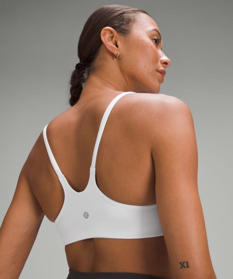 Sujetador Deportivo Lululemon Wunder Train Tiras Racer Bra Light Support, A/B Cup Mujer Blancas Chile | 841TYDCBA