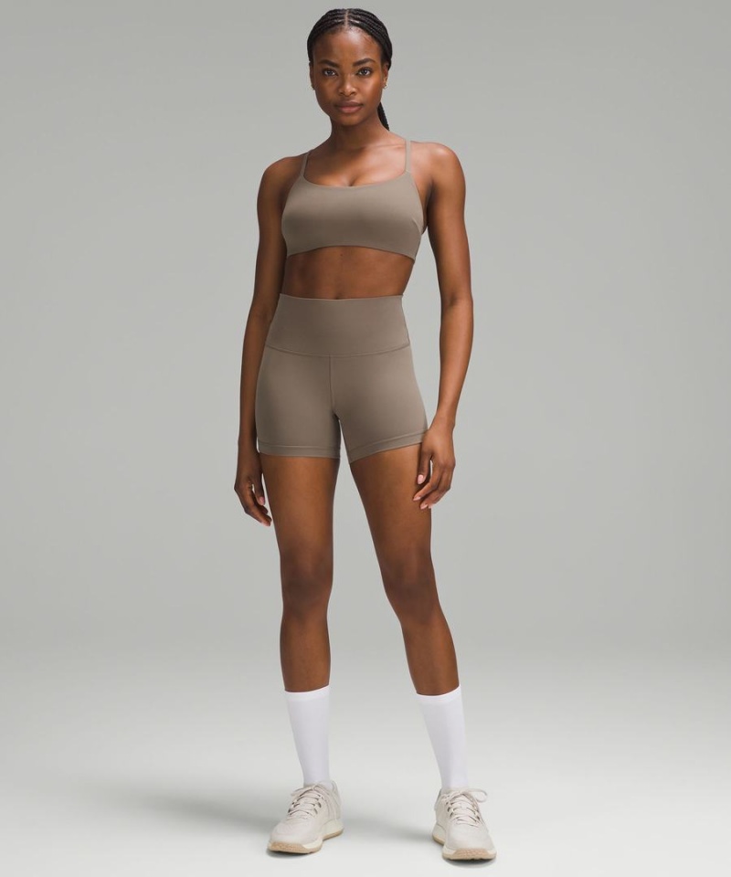 Sujetador Deportivo Lululemon Wunder Train Tiras Racer Bra Light Support, C/D Cup Mujer Gris Chile | 723MFQNZS