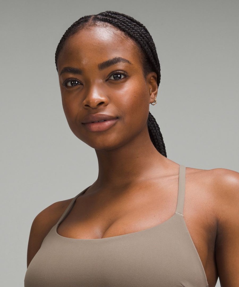 Sujetador Deportivo Lululemon Wunder Train Tiras Racer Bra Light Support, C/D Cup Mujer Gris Chile | 723MFQNZS
