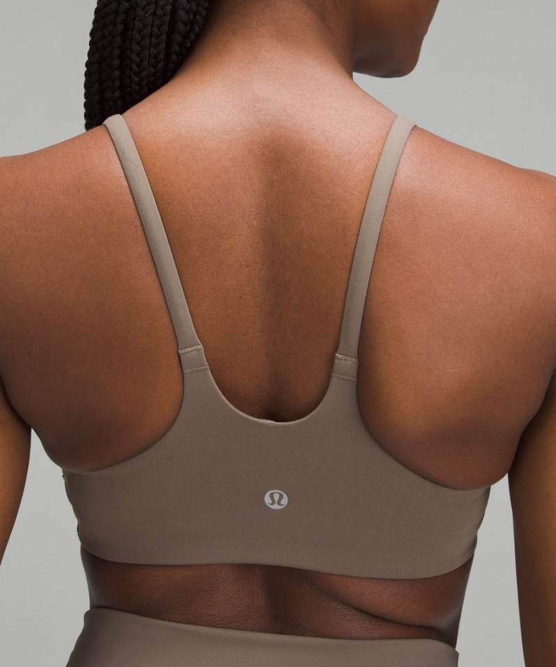 Sujetador Deportivo Lululemon Wunder Train Tiras Racer Bra Light Support, C/D Cup Mujer Gris Chile | 723MFQNZS