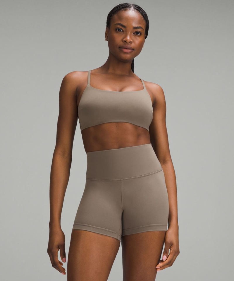 Sujetador Deportivo Lululemon Wunder Train Tiras Racer Bra Light Support, C/D Cup Mujer Gris Chile | 723MFQNZS