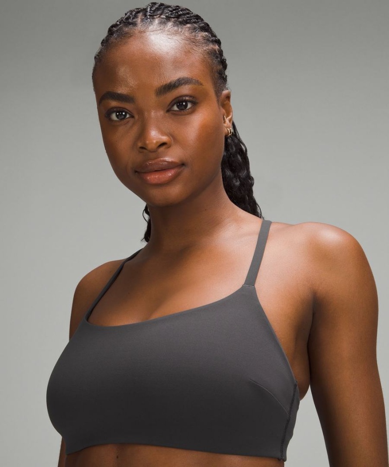 Sujetador Deportivo Lululemon Wunder Train Tiras Racer Bra Light Support, C/D Cup Mujer Gris Oscuro Chile | 752QMNLJS