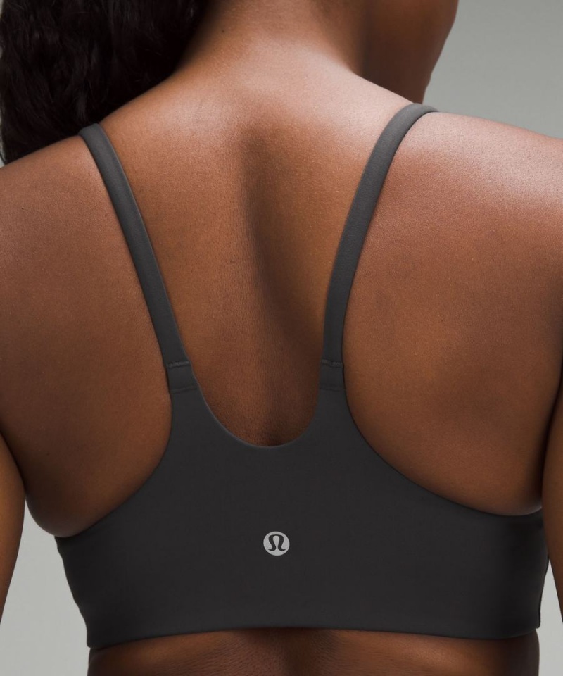 Sujetador Deportivo Lululemon Wunder Train Tiras Racer Bra Light Support, C/D Cup Mujer Gris Oscuro Chile | 752QMNLJS