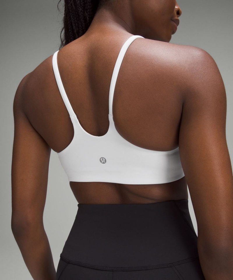 Sujetador Deportivo Lululemon Wunder Train Tiras Racer Bra Light Support, C/D Cup Mujer Blancas Chile | 142YULAXJ