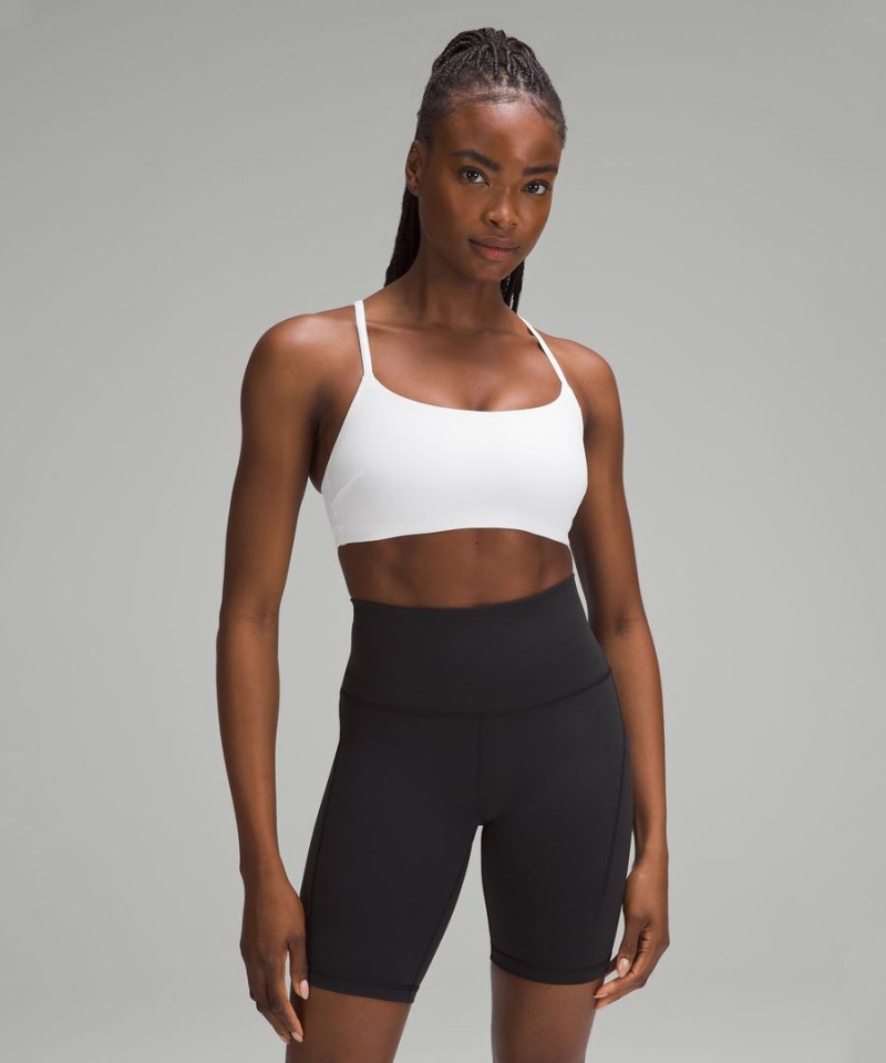 Sujetador Deportivo Lululemon Wunder Train Tiras Racer Bra Light Support, C/D Cup Mujer Blancas Chile | 142YULAXJ