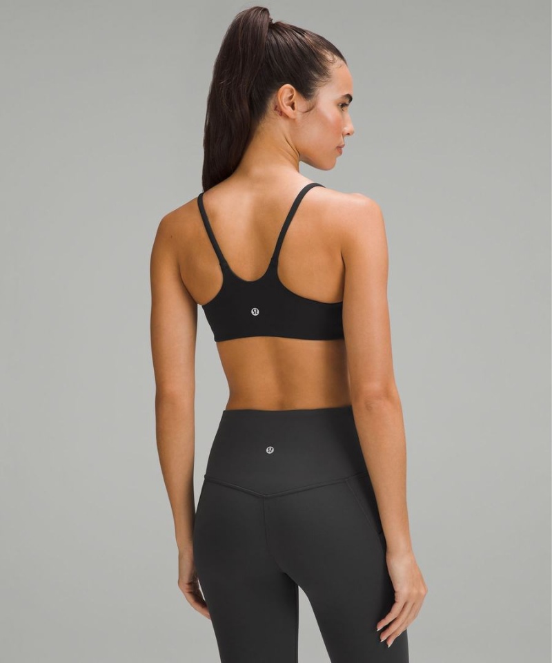 Sujetador Deportivo Lululemon Wunder Train Tiras Racer Bra Light Support, C/D Cup Mujer Negras Chile | 081YXRLIK