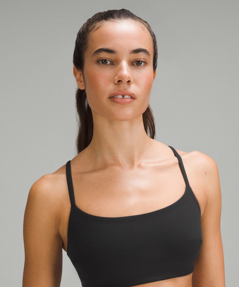 Sujetador Deportivo Lululemon Wunder Train Tiras Racer Bra Light Support, C/D Cup Mujer Negras Chile | 081YXRLIK