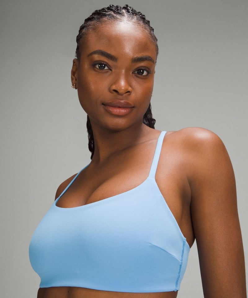 Sujetador Deportivo Lululemon Wunder Train Tiras Racer Bra Light Support, C/D Cup Mujer Azules Chile | 451QIECUP