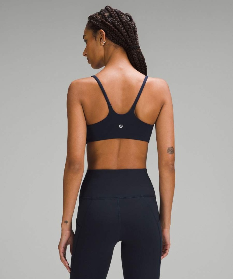 Sujetador Deportivo Lululemon Wunder Train Tiras Racer Bra Light Support, C/D Cup Mujer Azul Marino Chile | 965WOZNGX