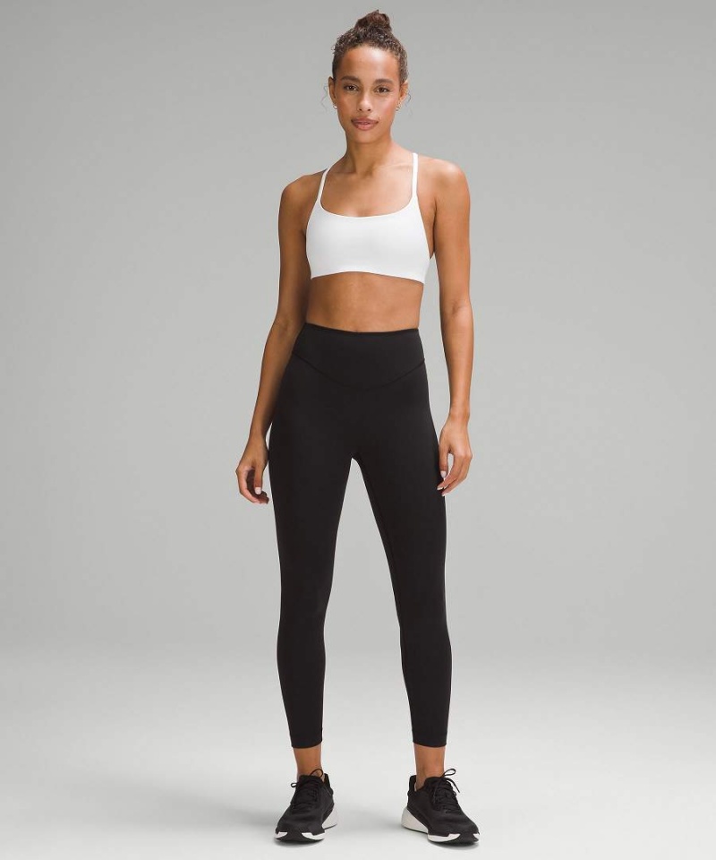 Sujetador Deportivo Lululemon Wunder Train Tiras Racer Bra Light Support, A/B Cup Twill Mujer Blancas Chile | 317OLUJAP
