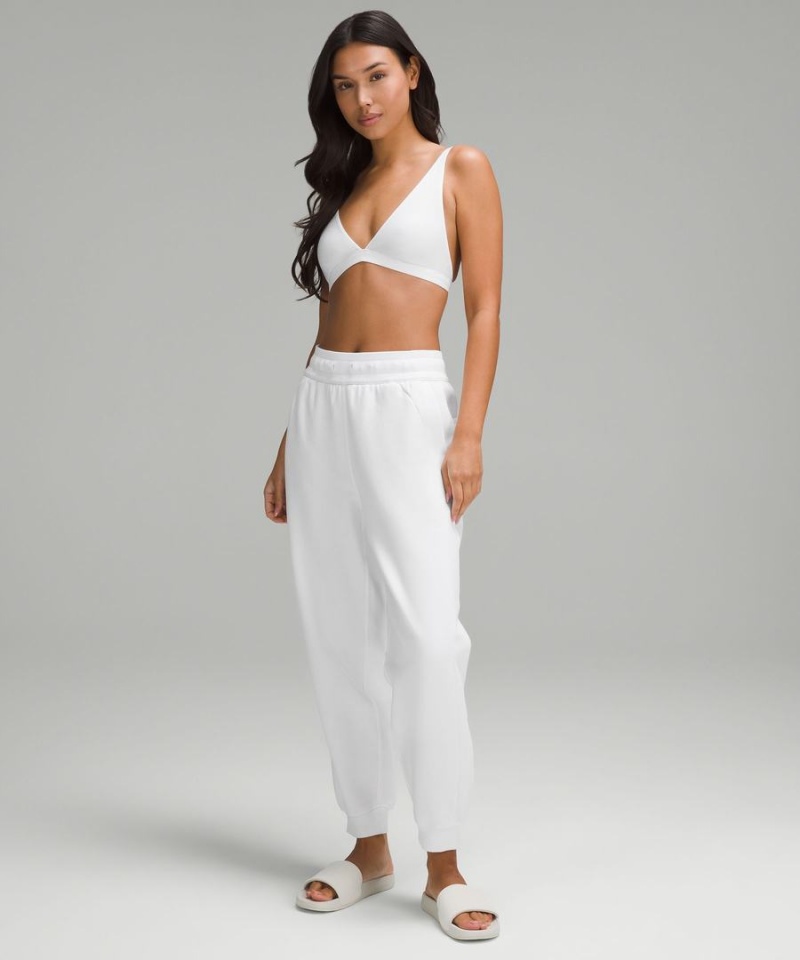 Sujetador Deportivo Lululemon Wundermost Ultra-Soft Nulu Triangle Bralette A–D Cups Mujer Blancas Chile | 076XPWDBA
