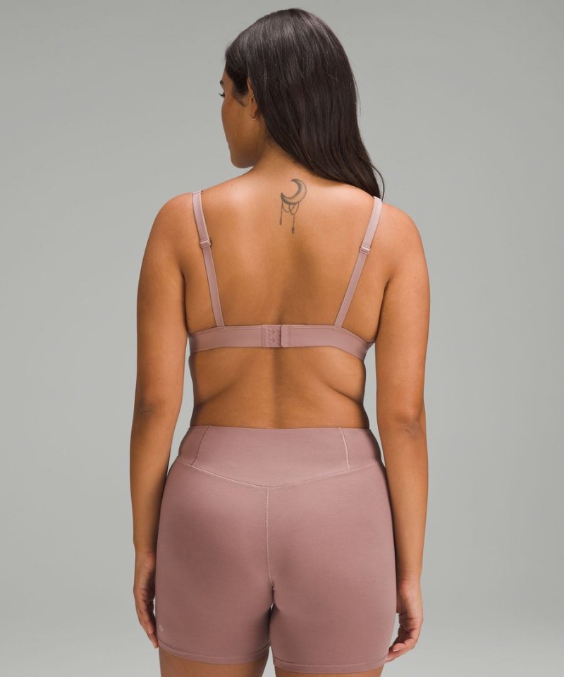 Sujetador Deportivo Lululemon Wundermost Ultra-Soft Nulu Triangle Bralette A–D Cups Mujer Rosas Chile | 826YVQBPG