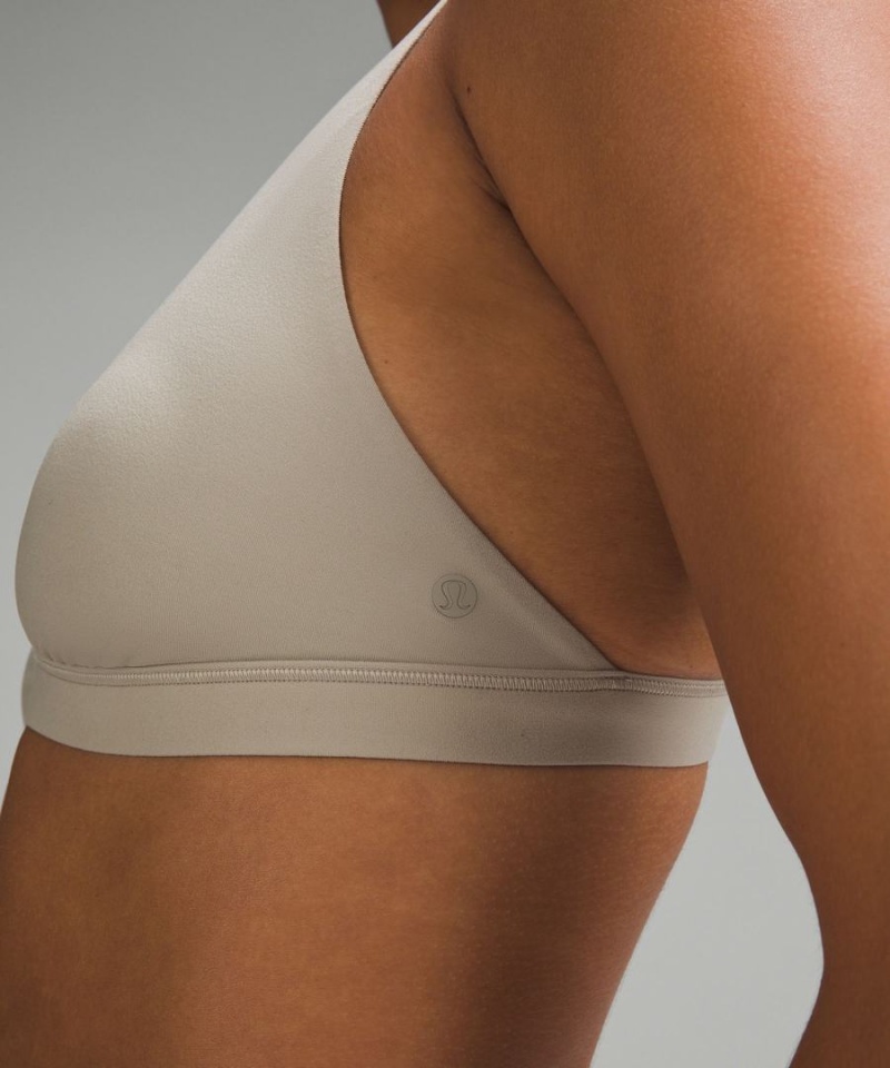 Sujetador Deportivo Lululemon Wundermost Ultra-Soft Nulu Triangle Bralette A–D Cups Mujer Gris Chile | 379LSAIXE