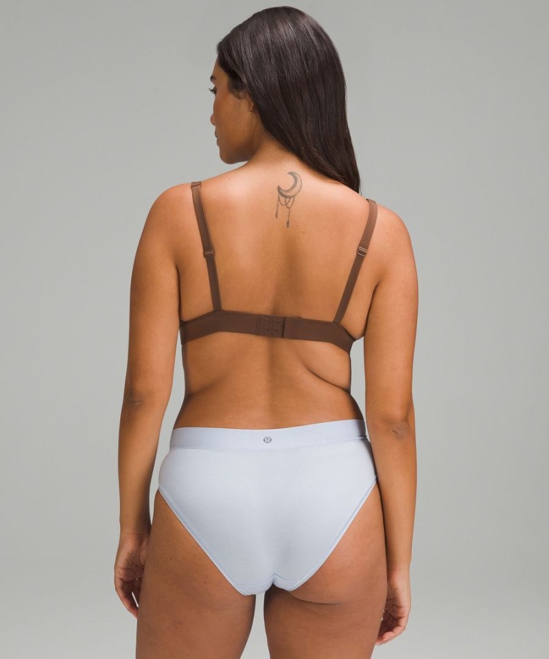 Sujetador Deportivo Lululemon Wundermost Ultra-Soft Nulu Triangle Bralette A–D Cups Mujer Chocolate Chile | 721SPIOZT