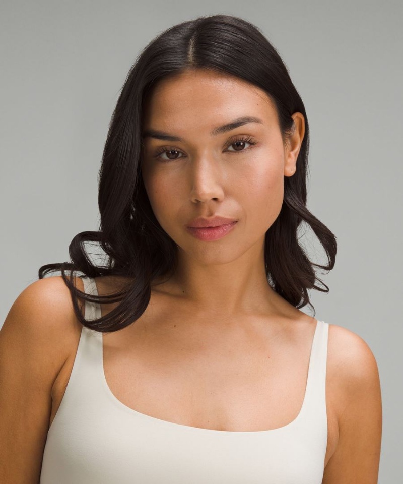 Sujetador Deportivo Lululemon Wundermost Ultra-Soft Nulu Scoop-Neck Bralette A–D Cups Mujer Marrones Chile | 298MKYURZ