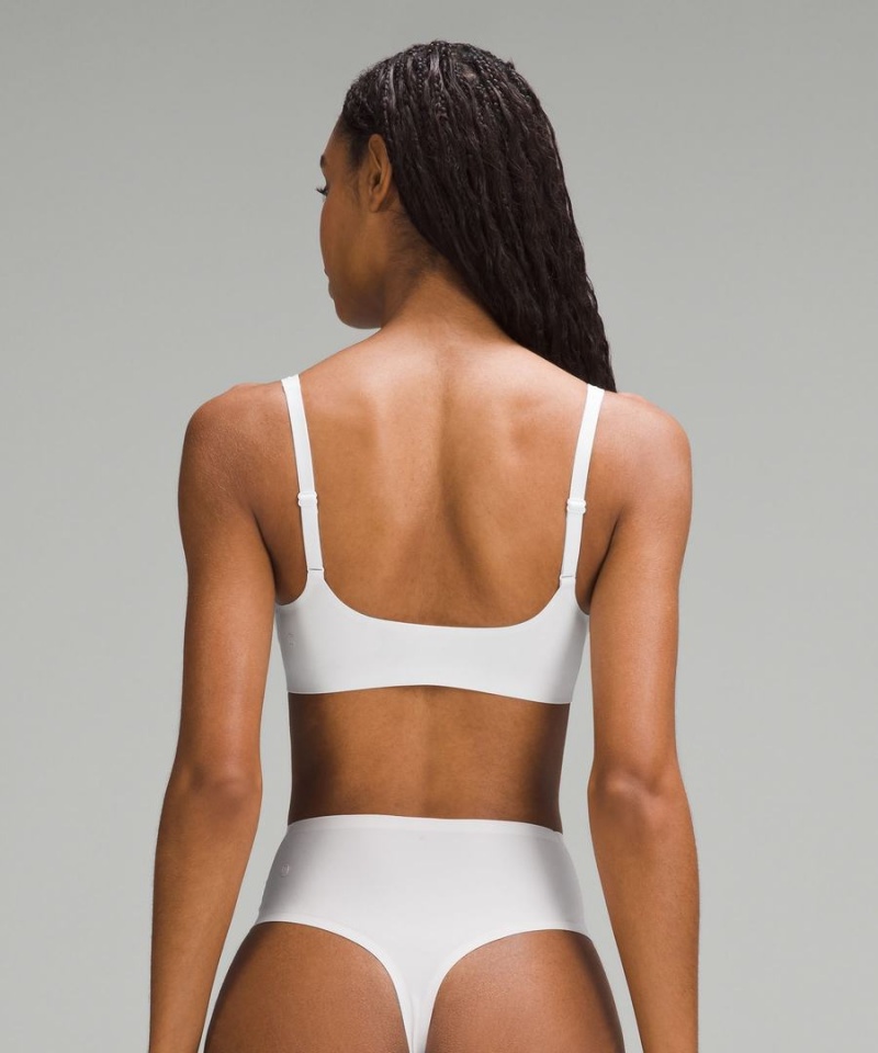 Sujetador Deportivo Lululemon Wundermost Ultra-Soft Nulu Scoop-Neck Bralette A–D Cups Mujer Blancas Chile | 904WLDCPN