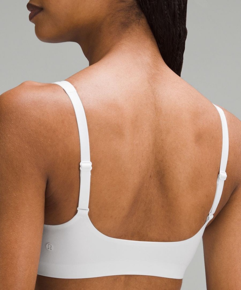 Sujetador Deportivo Lululemon Wundermost Ultra-Soft Nulu Scoop-Neck Bralette A–D Cups Mujer Blancas Chile | 904WLDCPN