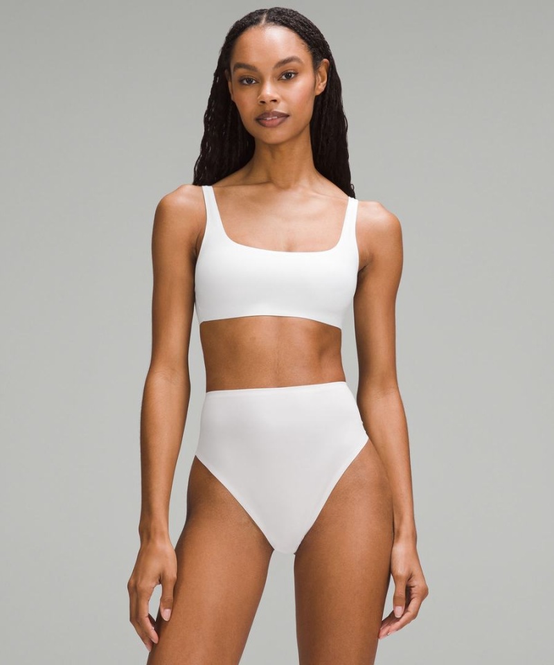 Sujetador Deportivo Lululemon Wundermost Ultra-Soft Nulu Scoop-Neck Bralette A–D Cups Mujer Blancas Chile | 904WLDCPN