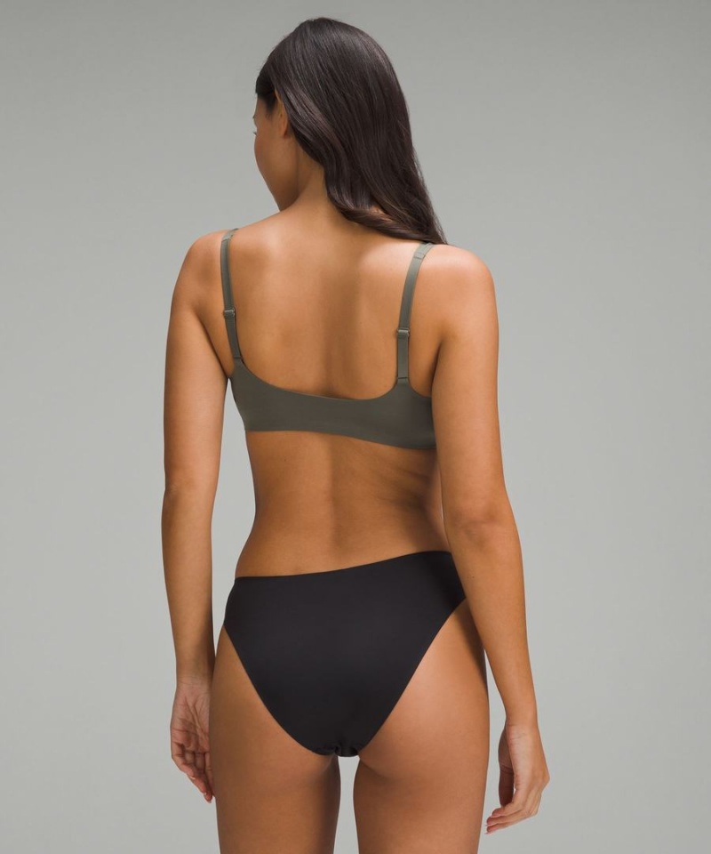 Sujetador Deportivo Lululemon Wundermost Ultra-Soft Nulu Scoop-Neck Bralette A–D Cups Mujer Verde Chile | 602KYDBXZ