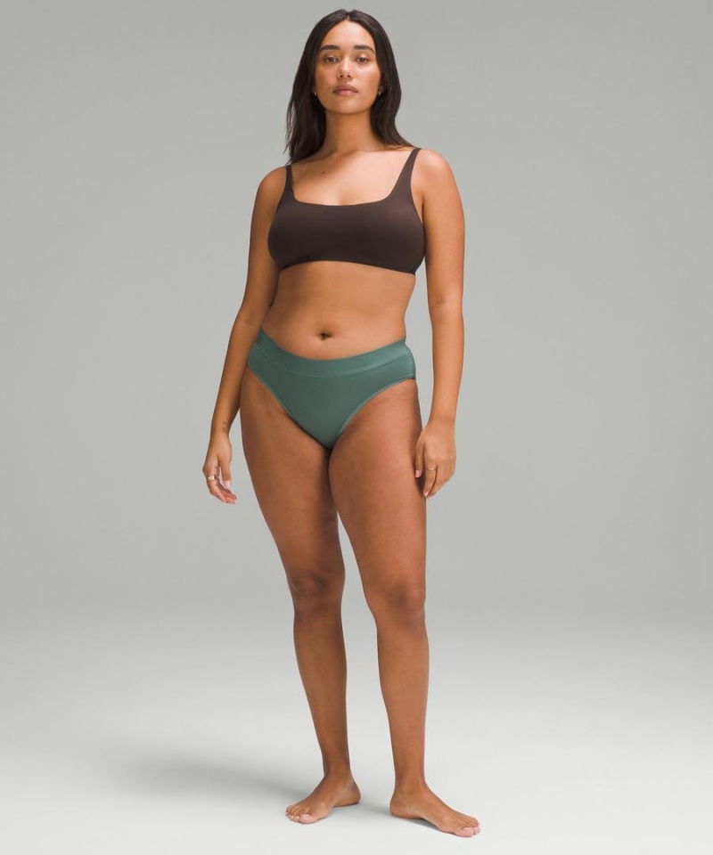 Sujetador Deportivo Lululemon Wundermost Ultra-Soft Nulu Scoop-Neck Bralette A–D Cups Mujer Chocolate Chile | 980QLJENU