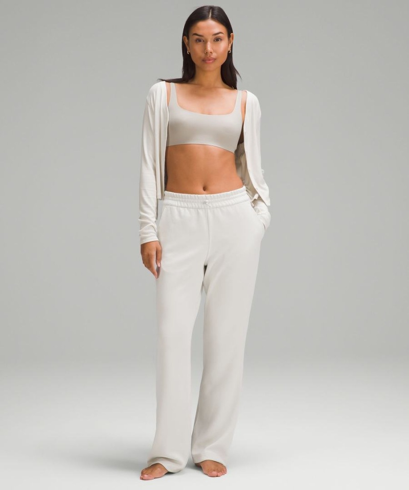 Sujetador Deportivo Lululemon Wundermost Ultra-Soft Nulu Scoop-Neck Bralette A–D Cups Mujer Gris Chile | 215YKINRH