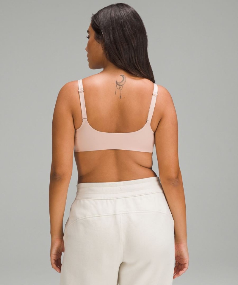 Sujetador Deportivo Lululemon Wundermost Ultra-Soft Nulu Scoop-Neck Bralette A–D Cups Mujer Marrones Chile | 584UMJFVS