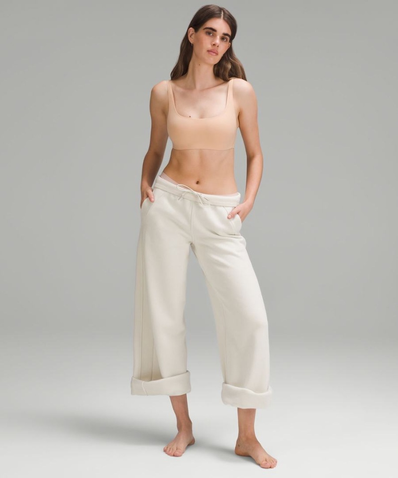 Sujetador Deportivo Lululemon Wundermost Ultra-Soft Nulu Scoop-Neck Bralette A–D Cups Mujer Beige Chile | 145JROXMF