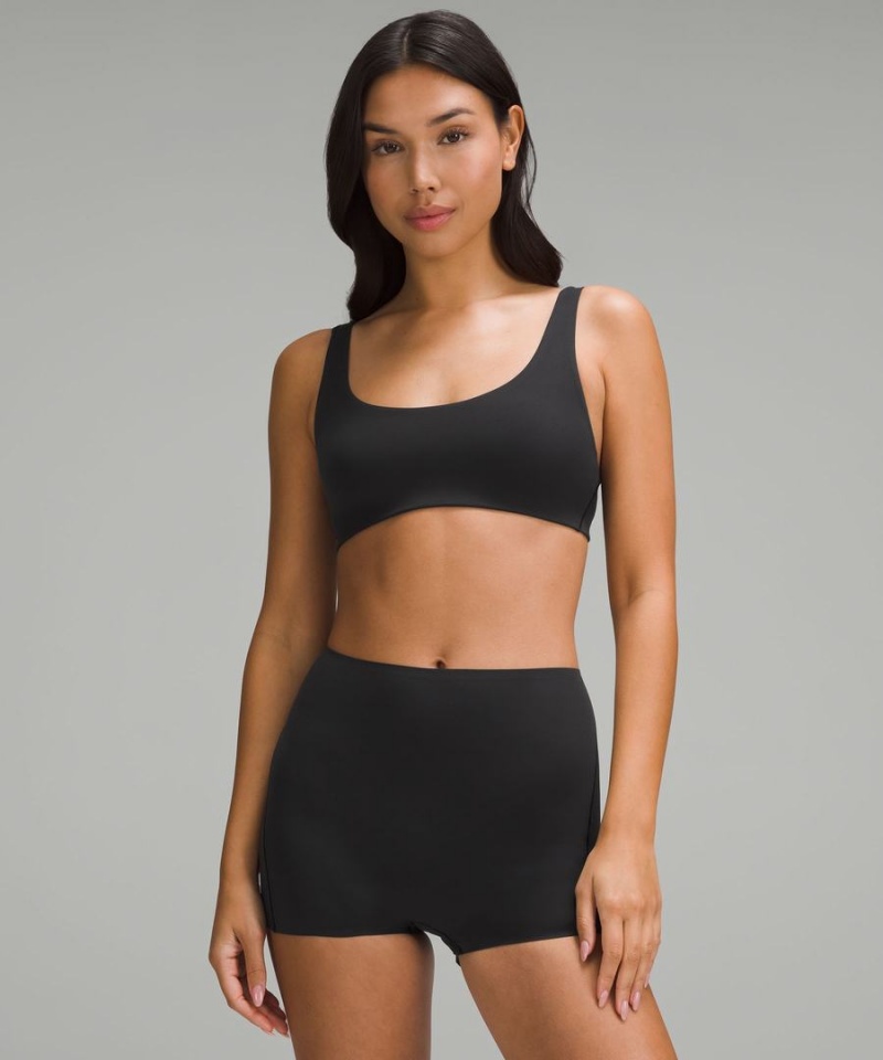 Sujetador Deportivo Lululemon Wundermost Ultra-Soft Nulu Racerback Bralette< Mujer Negras Chile | 143NULMCI