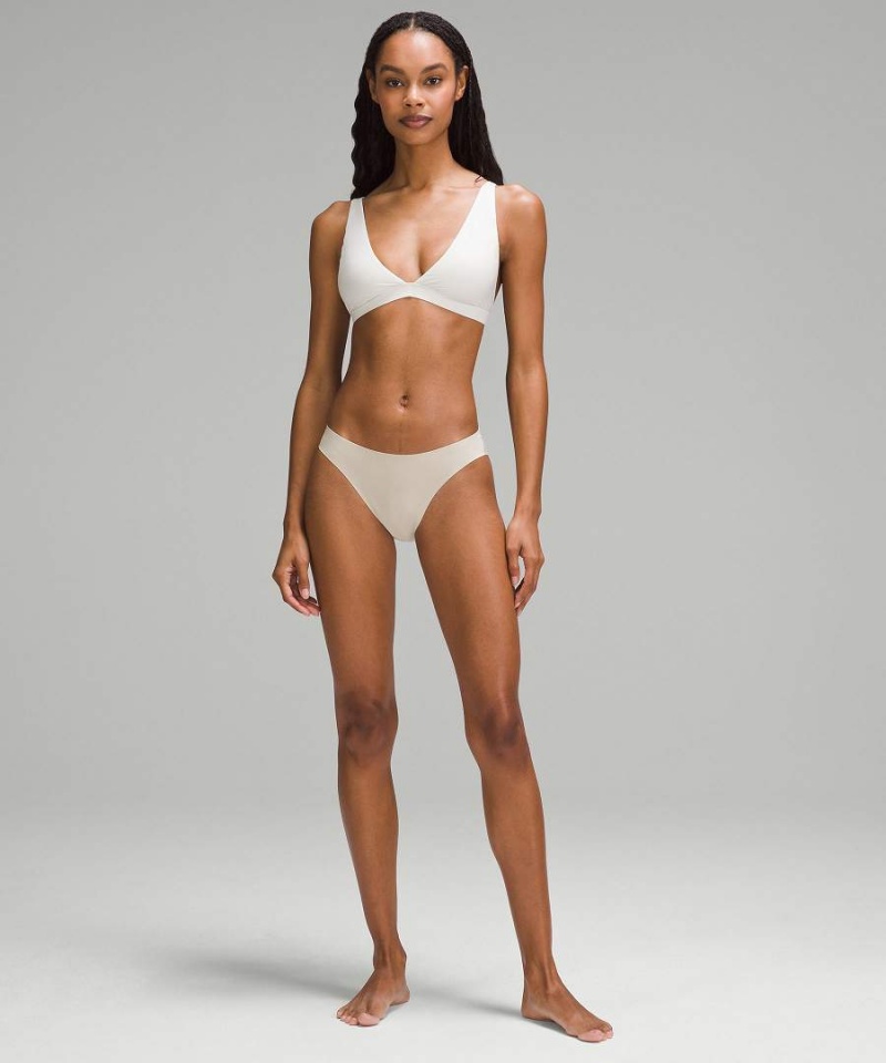 Sujetador Deportivo Lululemon Wundermost Ultra-Soft Nulu Triangle Bralette A–D Cups Mujer Beige Chile | 532DOYJRC