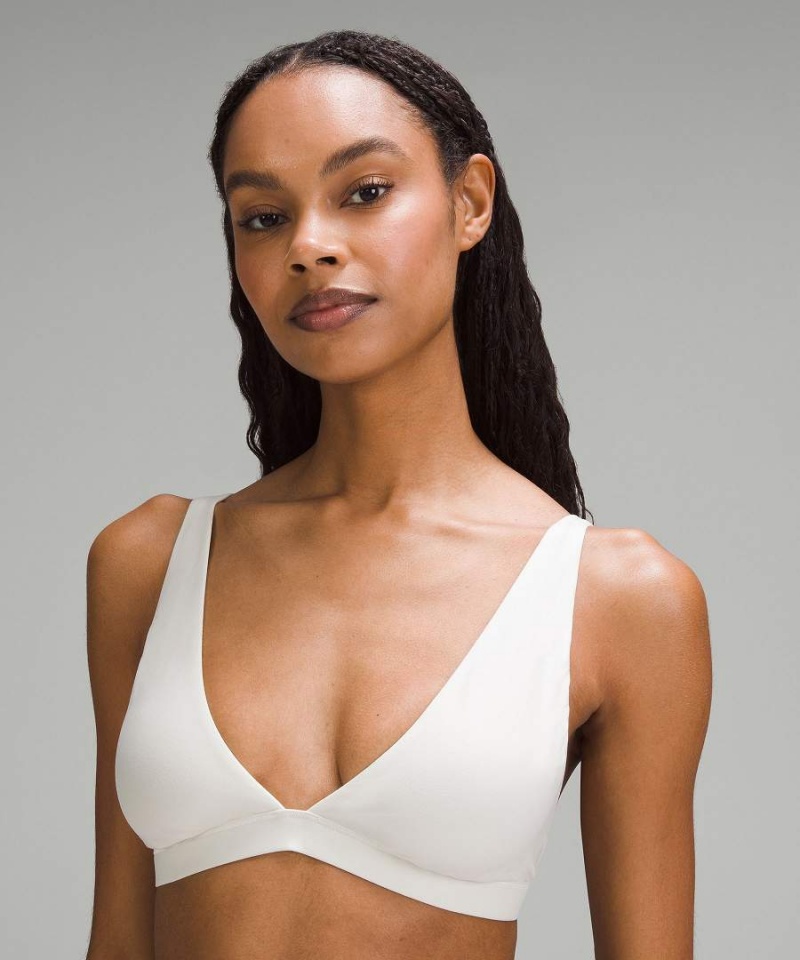 Sujetador Deportivo Lululemon Wundermost Ultra-Soft Nulu Triangle Bralette A–D Cups Mujer Beige Chile | 532DOYJRC