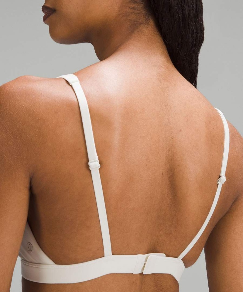 Sujetador Deportivo Lululemon Wundermost Ultra-Soft Nulu Triangle Bralette A–D Cups Mujer Beige Chile | 532DOYJRC