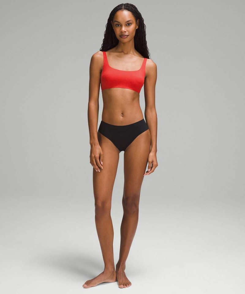 Sujetador Deportivo Lululemon Wundermost Ultra-Soft Nulu Scoop-Neck Bralette A–D Cups Mujer Rojas Chile | 069BDPIST
