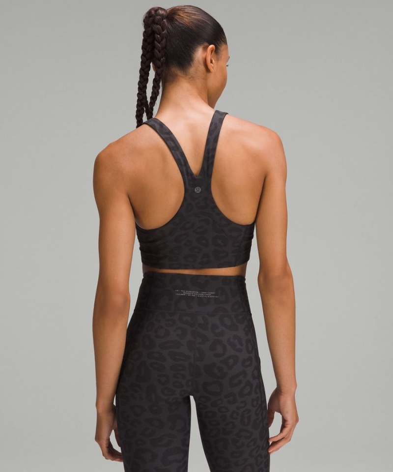 Sujetador Deportivo Lululemon lab Everlux Jacquard Train Mujer Gris Oscuro Negras Chile | 916MRVHWQ