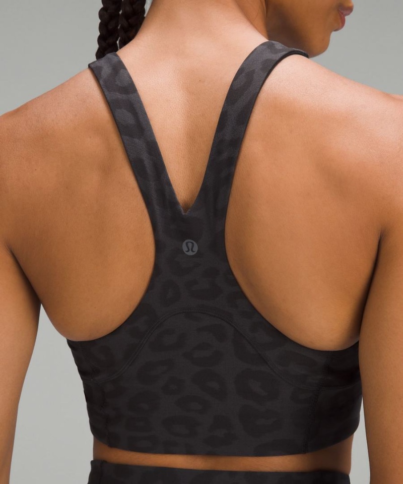 Sujetador Deportivo Lululemon lab Everlux Jacquard Train Mujer Gris Oscuro Negras Chile | 916MRVHWQ