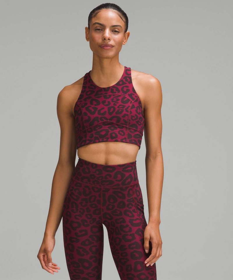 Sujetador Deportivo Lululemon lab Everlux Jacquard Train Mujer Burdeos Negras Chile | 752OXQRAF