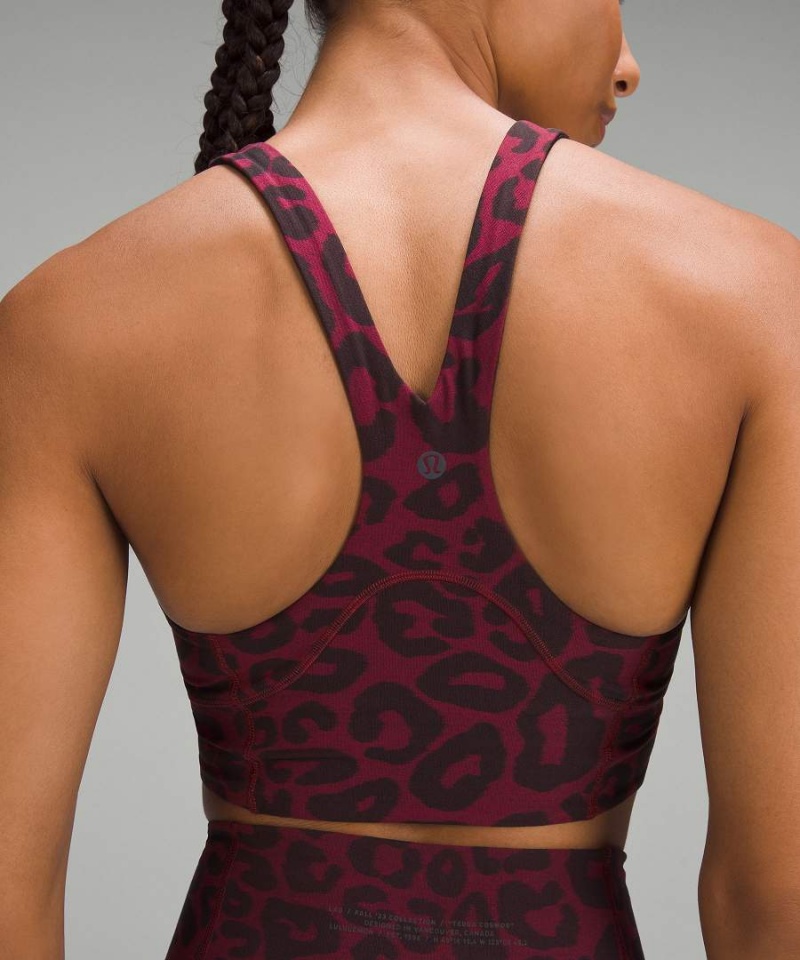 Sujetador Deportivo Lululemon lab Everlux Jacquard Train Mujer Burdeos Negras Chile | 752OXQRAF