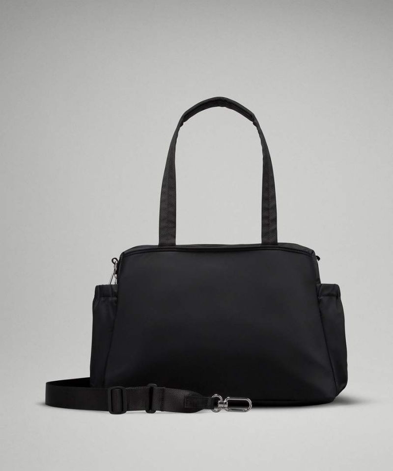 Tote Lululemon New Parent 20L Mujer Negras Plateadas Chile | 423MNRYSD