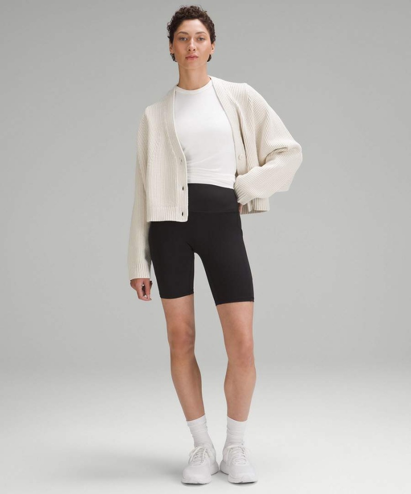Truien Lululemon Algodon-Blend Cardigan Mujer Verde Menta Beige Blancas Chile | 379FPTBNV
