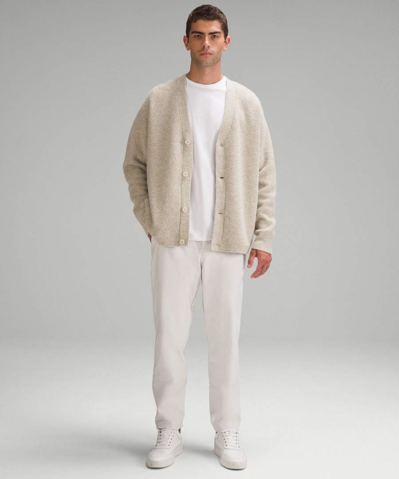 Truien Lululemon Alpaca Lana-Blend Cardigan Hombre Blancas Chile | 127QUDNFZ