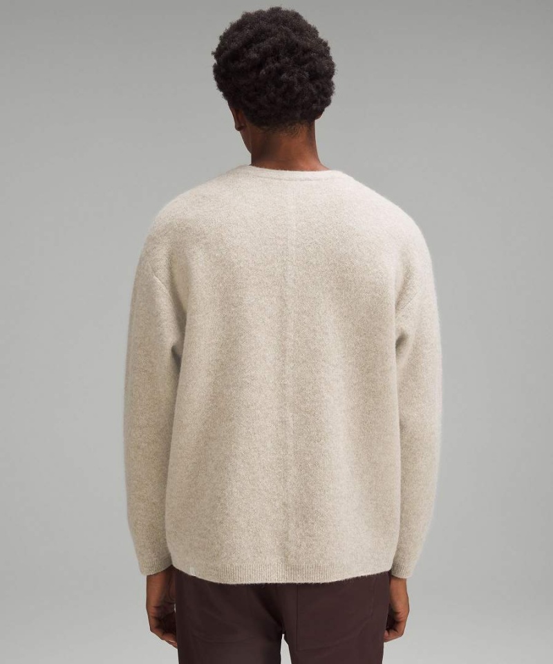 Truien Lululemon Alpaca Lana-Blend Crewneck Hombre Blancas Chile | 398JVSXON