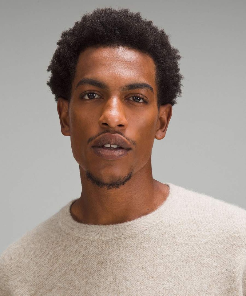 Truien Lululemon Alpaca Lana-Blend Crewneck Hombre Blancas Chile | 398JVSXON