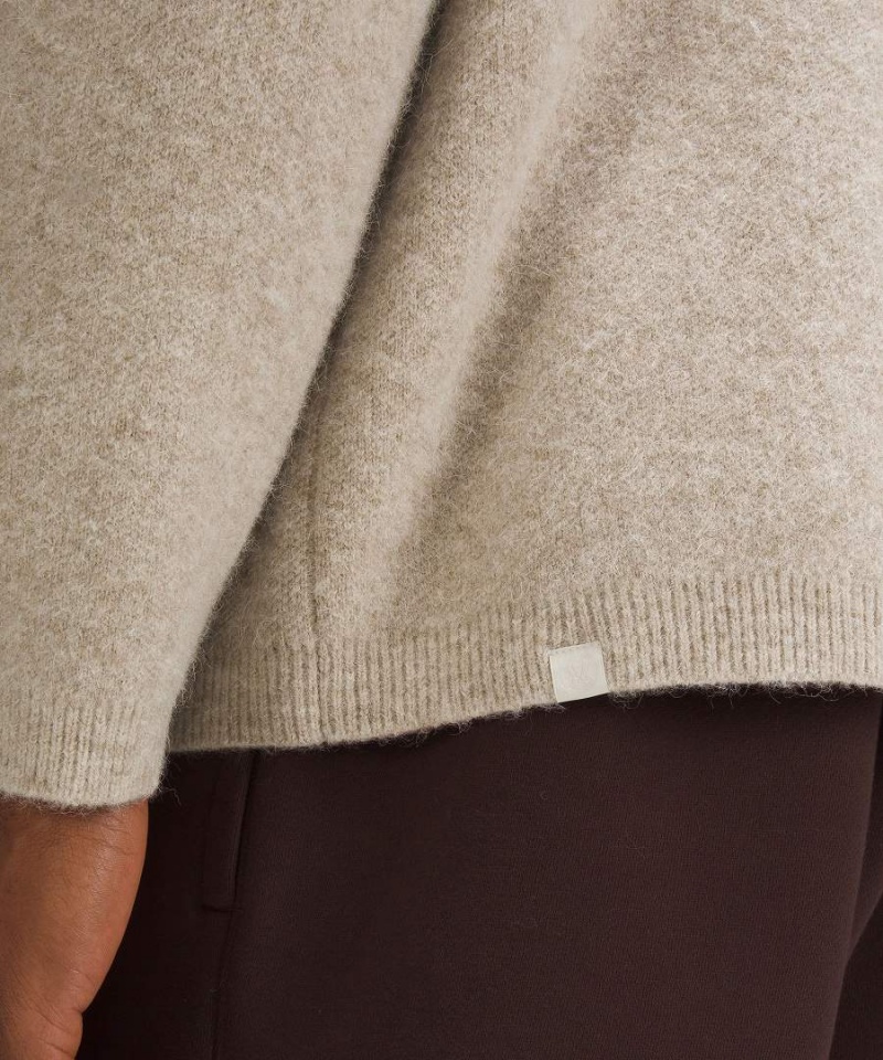 Truien Lululemon Alpaca Lana-Blend Crewneck Hombre Blancas Chile | 398JVSXON
