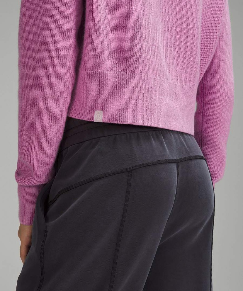 Truien Lululemon Collared Merino Lana-Blend Mujer Moradas Chile | 910HDPRUY