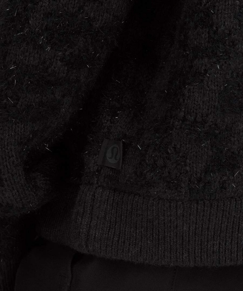 Truien Lululemon Lana-Blend Jacquard Mujer Leopardo Gris Oscuro Negras Chile | 294SXNHEP