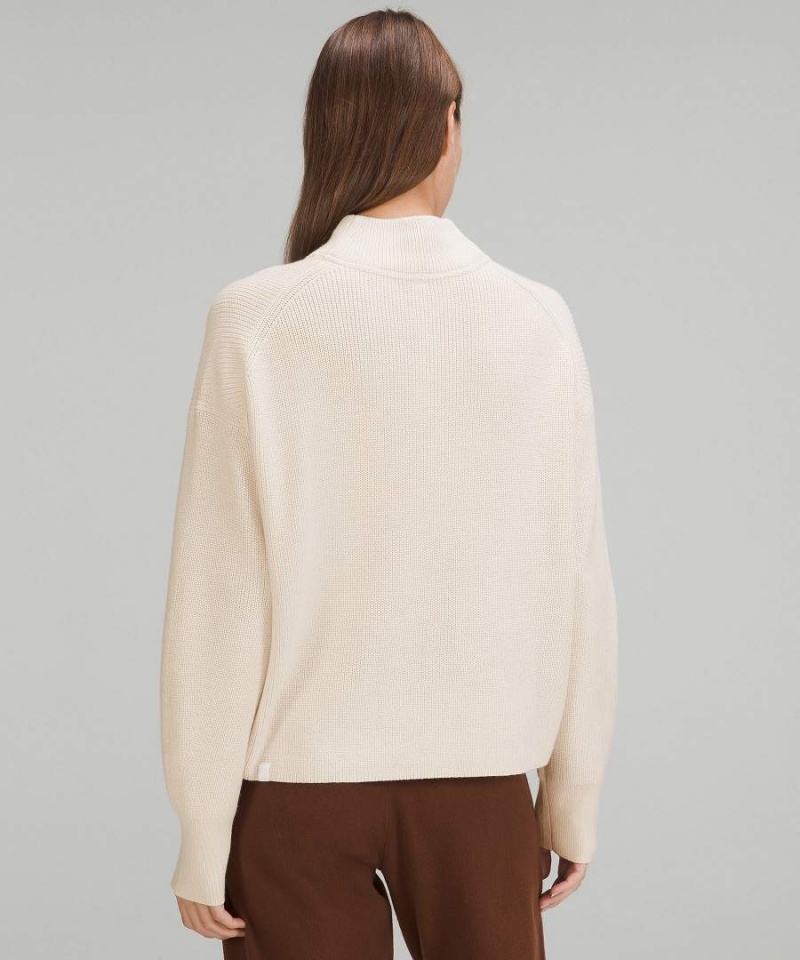 Truien Lululemon Merino Lana-Blend Acanalado Turtleneck Mujer Negras Chile | 180IHVODQ