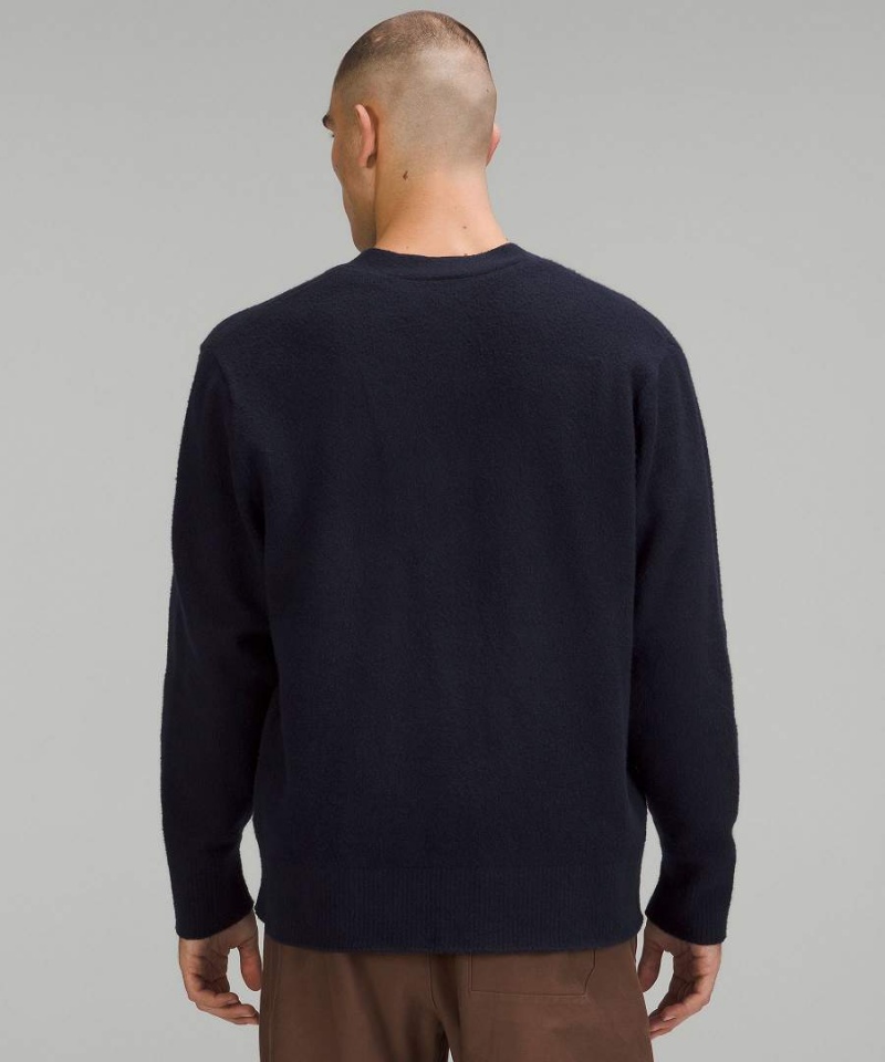 Truien Lululemon Merino Lana-Blend Cardigan Hombre Azul Marino Chile | 541CTVLDM