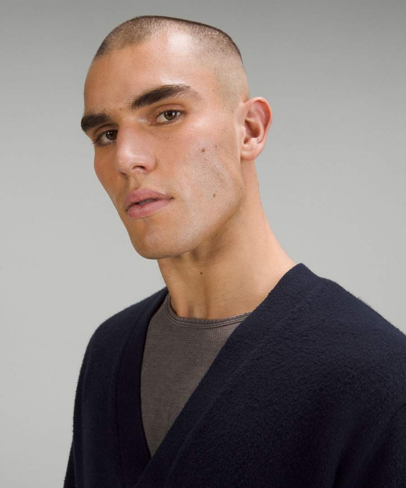 Truien Lululemon Merino Lana-Blend Cardigan Hombre Azul Marino Chile | 541CTVLDM