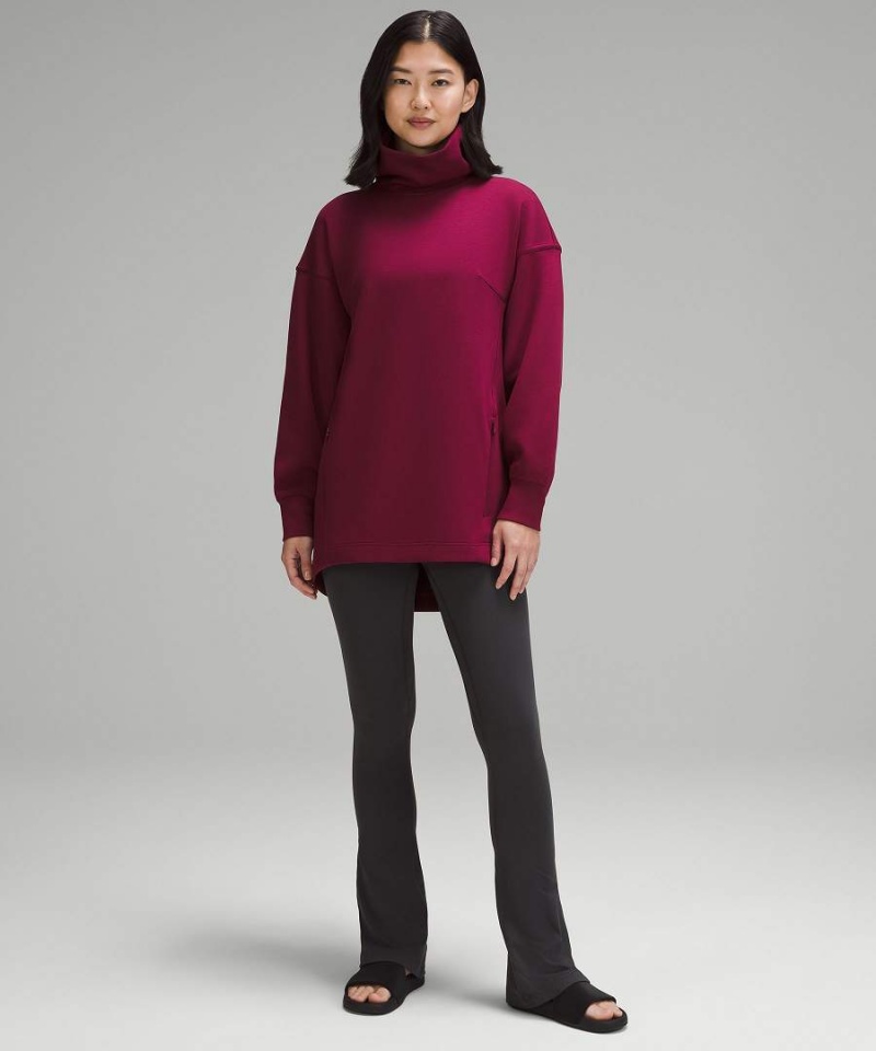 Truien Lululemon Modal-Blend Turtleneck Tunic Mujer Burdeos Chile | 293NRPTBQ