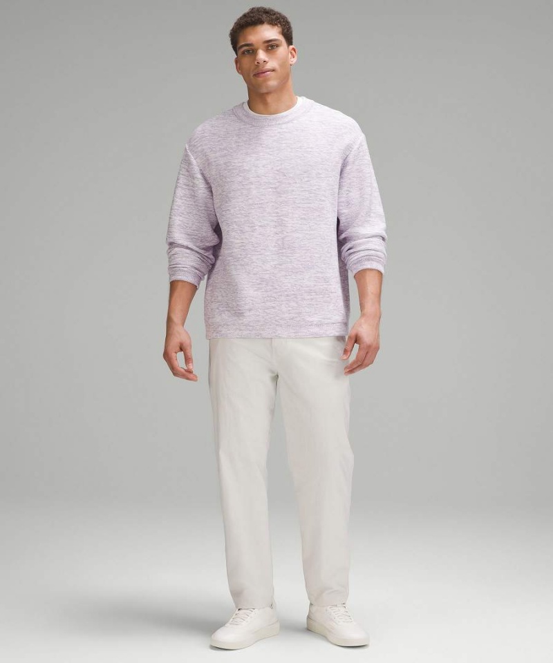 Truien Lululemon Relaxed-Fit Crewneck Knit Hombre Moradas Chile | 034VRSWOQ
